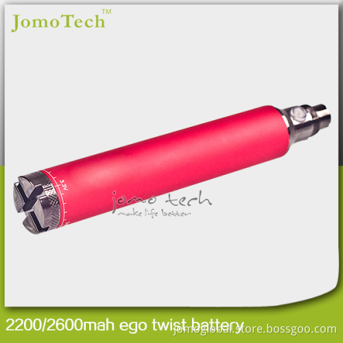 New Products Ecig with Original Evod Twist Battery 1300mAh Adjustable Voltage Battery for Ecig Evod Weed Smoking Pen Vaporizer